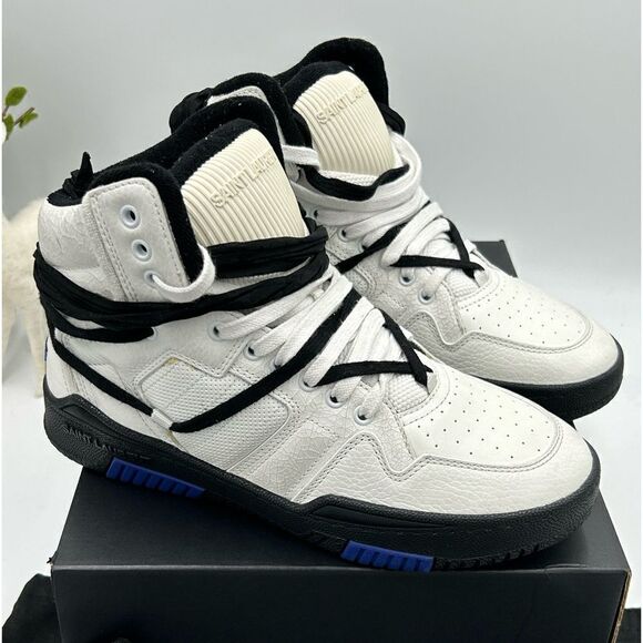 Men’s Saint Laurent cure 05 mid top sneakers size 41 made in Italy - Picture 1 of 11